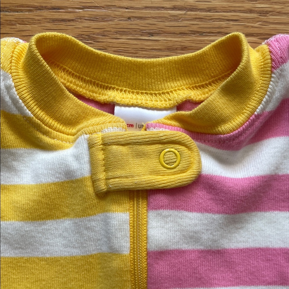 Hanna Andersson - Bold Stripe Long John Zip-Up Sleeper - Picture 3 of 11